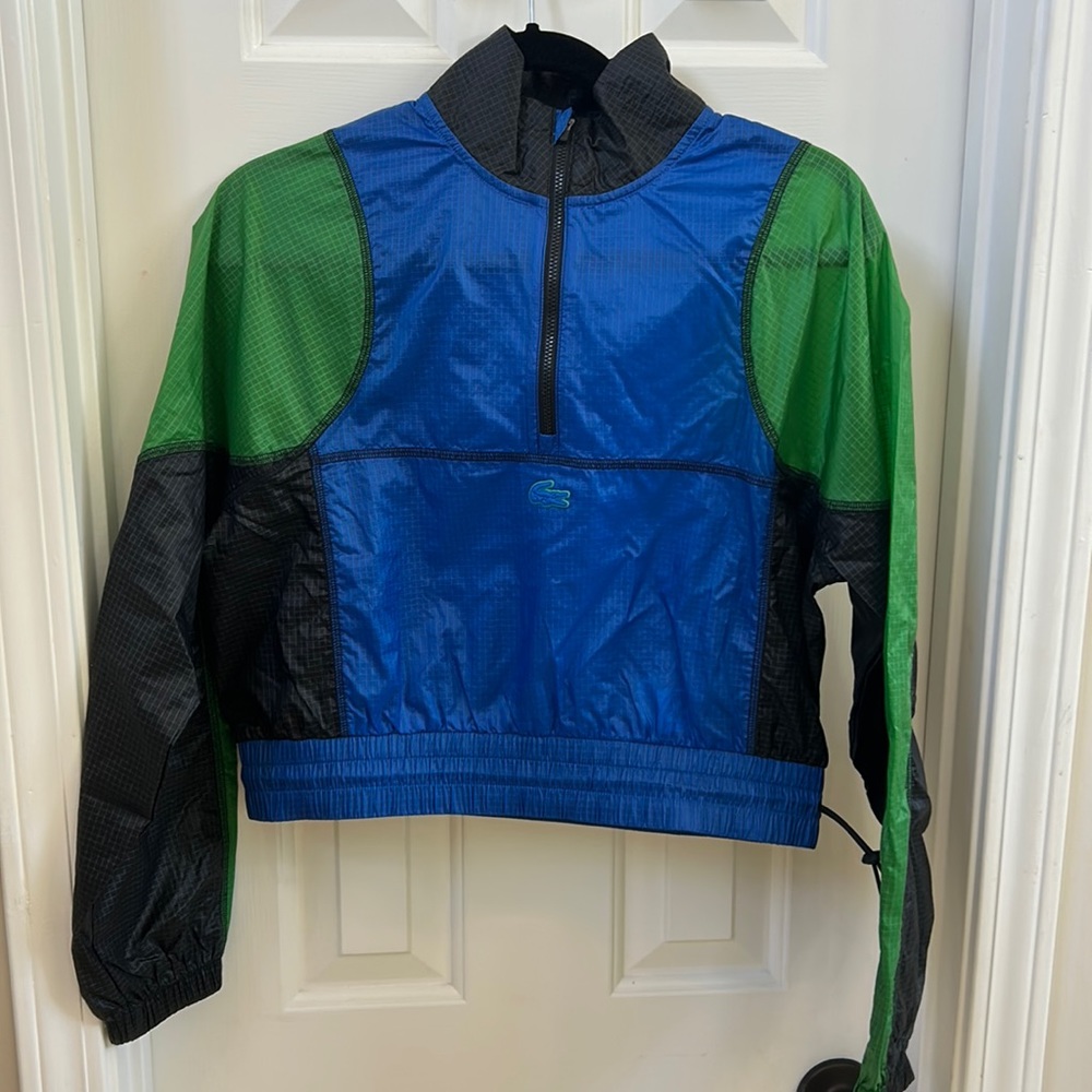 Lacoste pullover light weight windbreaker